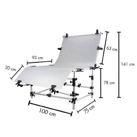 Falcon Eyes Opnametafel ST-1020A 100x200