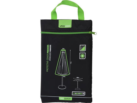 Pro garden afdekhoes voor parasol zwart 175xø28xø50cm