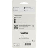 Simson remkabelset compleet rvs shim. nexus rollerbr. zwart