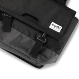 Urban Proof 40L dubbele fietstas zwart grijs