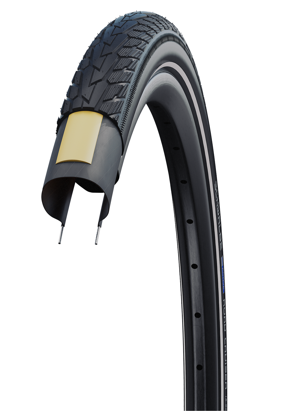 Schwalbe buitenband 16x1.75 47-305 road cruiser kg zonder reflectie