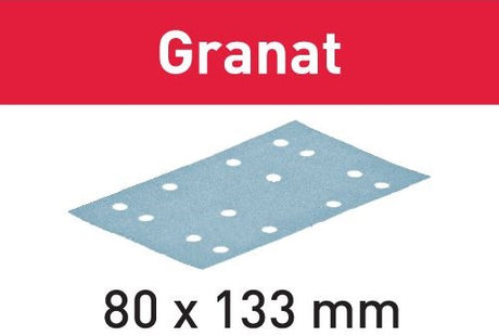 Festool accessoires granat stf 80x133 p180 gr 10 schuurstroken | 497130