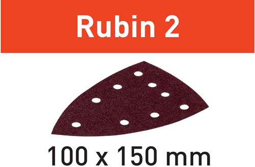 Festool accessoires schuurpapier stf delta 9 p150 ru2 50 rubin 2 - 577576