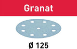 Festool accessoires schuurschijf granat | stf d125 8 | p320 | gr 10 - 497150