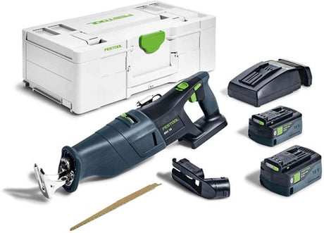 Festool accu-reciprozaag rsc 18 5,0 eb-plus (2x 5.0ah accu) - 576948