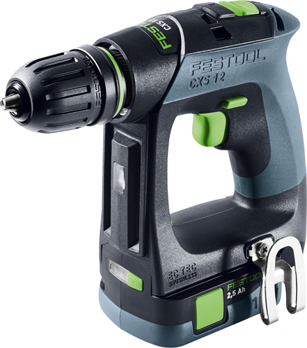 Festool accu-schroefboormachine cxs 12 1,5-plus (2x 2.5ah accu's) - 576864