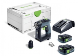 Festool accu-schroefboormachine cxs 12 1,5-plus (2x 2.5ah accu's) - 576864