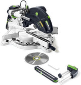 Festool afkort-trekzaag kapex ks 120 reb | zaagdiepte 120 mm | dubbele geleidekolom - 575302