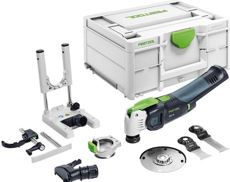 Festool osc 18 li e-basic set oscillerende accu multitool vecturo | zonder accu's en lader - 576592