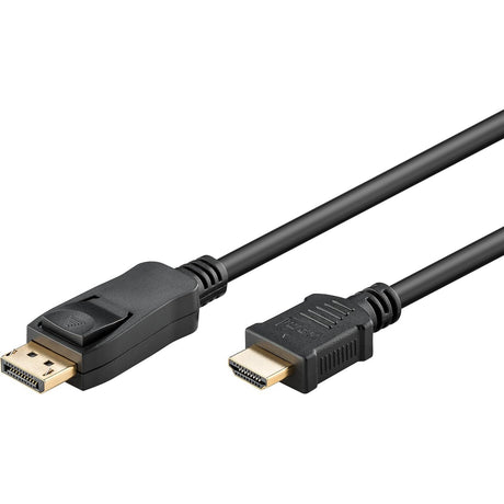 Goobay displayport 1.2 naar hdmi 2.0 verbindingskabel, 2 m (zwart)