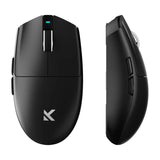 Mchose g3 v2 pro wireless gaming mouse (zwart, tot 26.000 dpi, 2.4 ghz usb-c bluetooth)