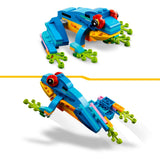Lego creator 3in1 exotische papegaai - kikker - vis dieren speelgoed set voor kinderen - 31136