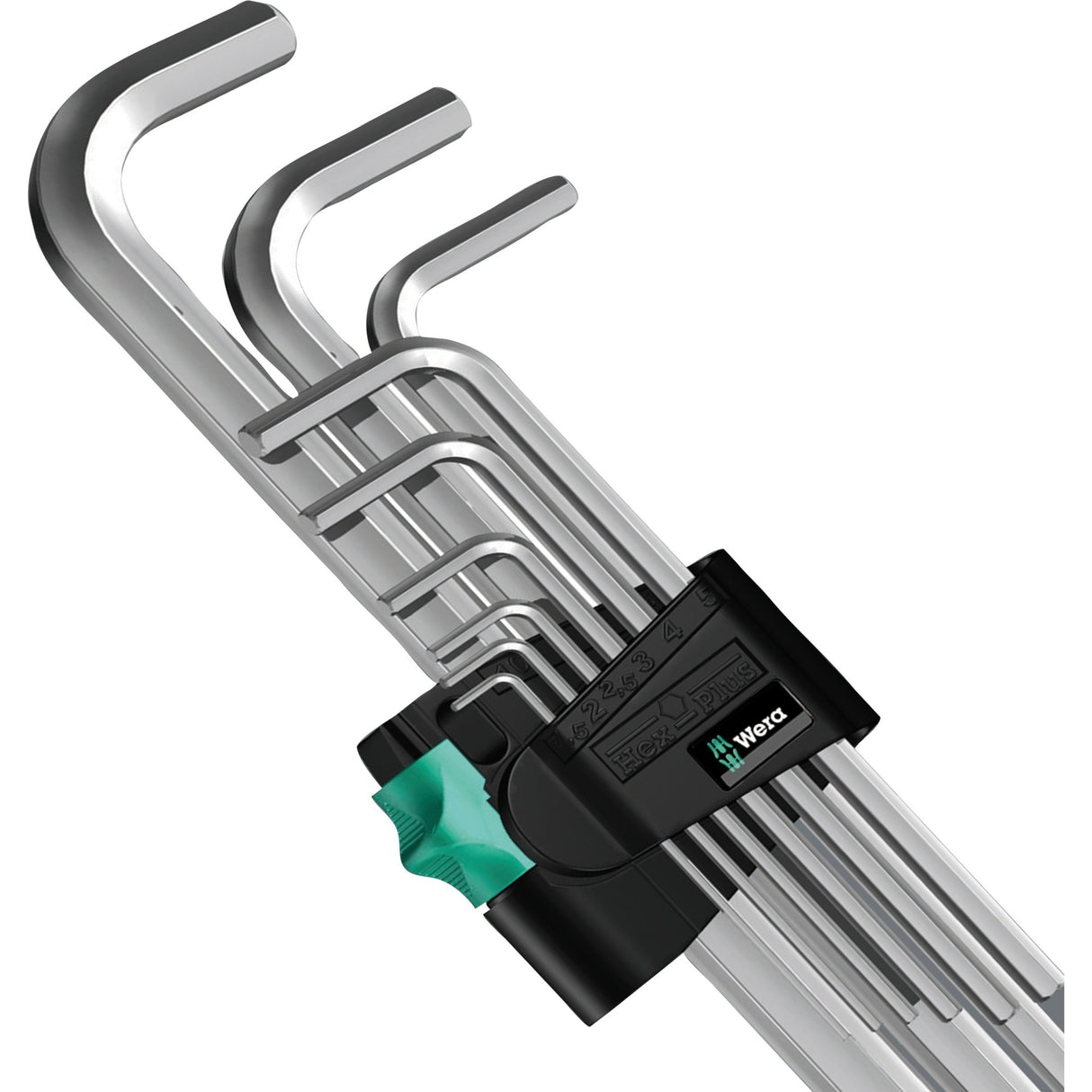 Wera inbussleutelset 950 9 hex-plus 4 (chroom, 9-delig)