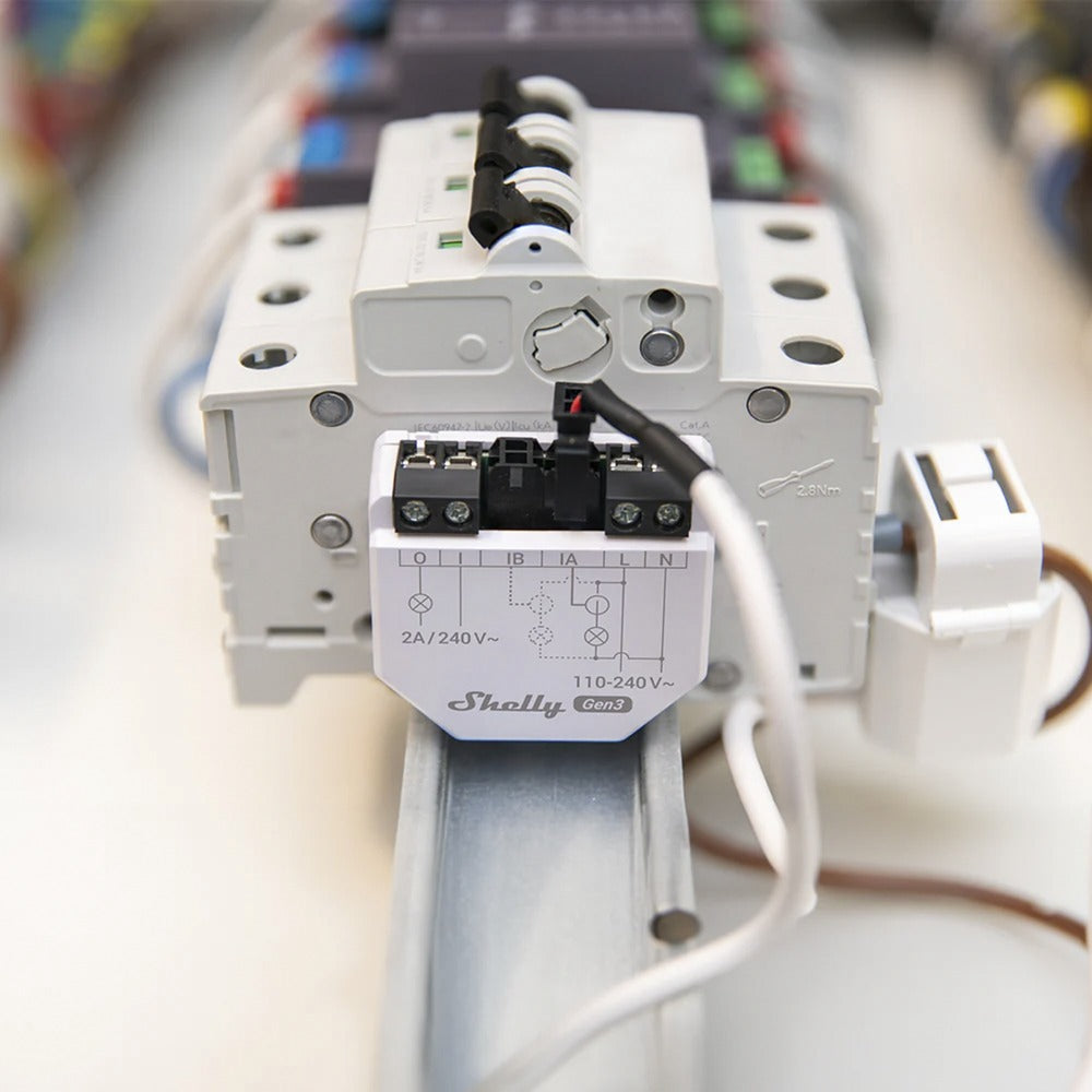 Shelly em gen3 energiemeting voor smart home wifi met controller