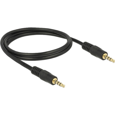 Delock 3,5 mm male > 3.5 mm male kabel (zwart, 1 meter)