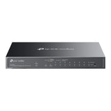 Tp-link omada es210gmp 10-poort gigabit easy managed switch (zwart, 8x poe+, 1x gigabit sfp)