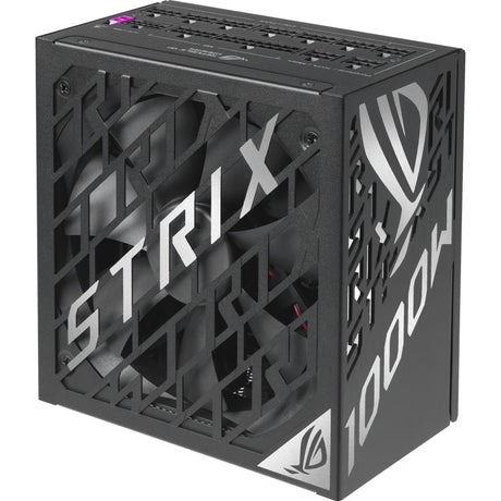 Asus rog strix platinum modulaire 1000 watt voeding (zwart, 1x 12v-2x6, 4x pcie)