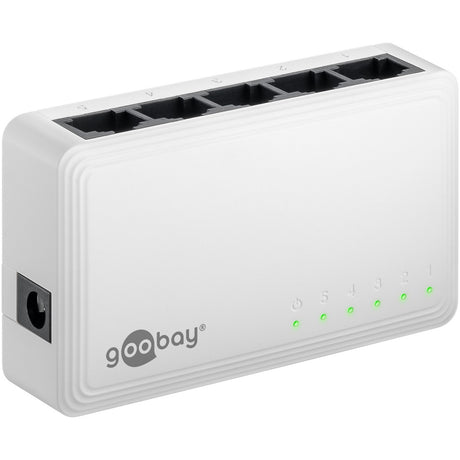 Goobay 5-poort gigabit ethernet switch (wit)