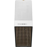 Fractal design north xl midi tower behuizing (wit houtkleur | 2x usb-a | 1x usb-c | tempered glass)