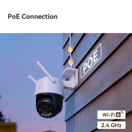 Imou cruiser sc 4k beveiligingscamera (wit, 8 mp (3840x2160), poe, wifi 6)