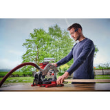 Einhell te-ms 18 8 li-solo accu afkort- verstekzaag afkort- en verstekzaag (rood, accu en oplader niet inbegrepen)