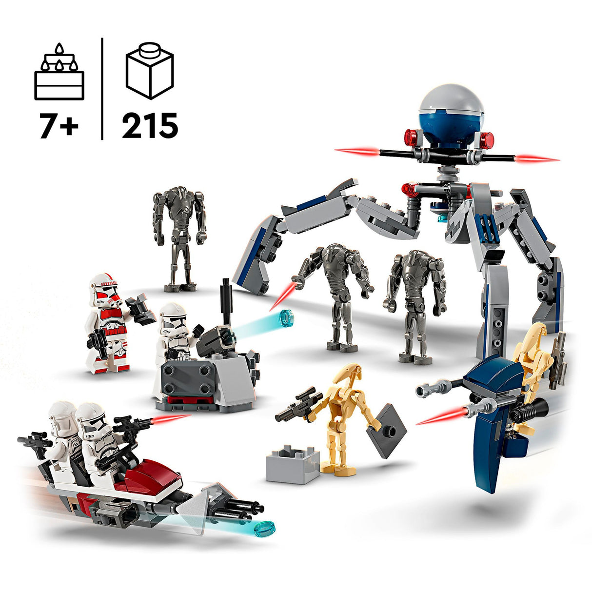 Lego star wars clone trooper™ battle droid™ battle pack - 75372