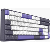 Iqunix f97 lavandin wireless mechanical keyboard (lavendel, us lay-out (qwerty), cherry mx silent red, 96%, rgb leds, hot-swappable, pbt, 2.4ghz | bluetooth 5.1 | usb-c)