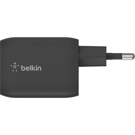 Belkin boostcharge pro 2-poorts usb-c gan-wandlader met pps (65 w) (zwart, 2x usb-c)