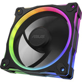 Asus prime mr120 argb fan - triple pack case fans (zwart, 3 stuks, 120 x 120 x 28 mm, 3 stuks)