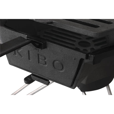 The windmill kibo grill model 3.0 houtskoolbarbecue (zwart)