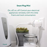 Frient smart plug mini 2 type e (frans) stekker (wit, zigbee 3.0)