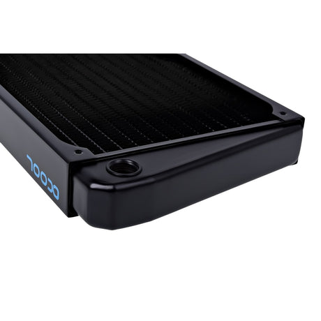 Alphacool nexxxos st30 full copper x-flow 420mm radiator (zwart)