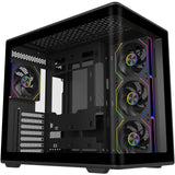 Cooler master elite 600 argb midi tower behuizing (zwart | 2x usb-a | 1x usb-c | rgb | tempered glass)