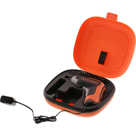 Black+decker 3,6v lithium-ion rapid driver accuschroevendraaier schroefboor (oranje zwart)