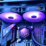 Silverstone sst-pf240-argb-v2 waterkoeling (zwart, incl. rgb controller)