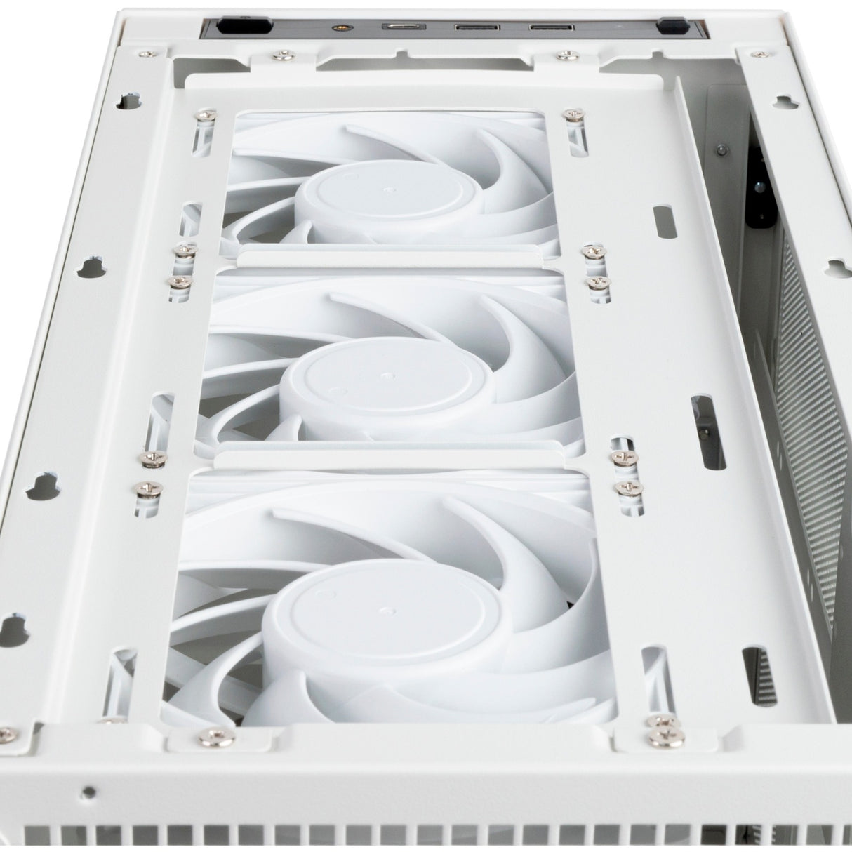 Silverstone sugo 17 mini tower behuizing (wit | 2x usb-a | 1x usb-c)