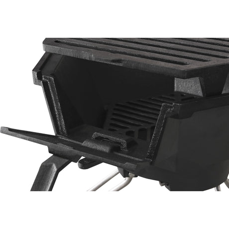 The windmill kibo grill model 3.0 houtskoolbarbecue (zwart)