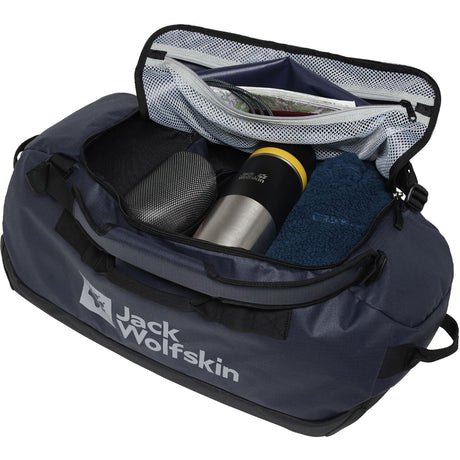 Jack wolfskin all-in duffle 35 rugzak (donkerblauw, 35 liter)