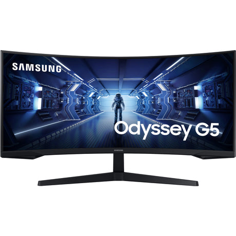 Samsung odyssey g5 34 curved ultrawide gaming monitor (zwart, 1x displayport, 1x hdmi, 165 hz)