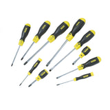 Stanley cushiongrip schroevendraaierset 10-delig (st pz) (10-delig)