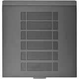 Silverstone crown 04 htpc behuizing (donkergrijs | 4x usb-a | 1x usb-c)
