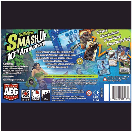 European player network smash up - 10th anniversary set kaartspel (engels, 2 - 4 spelers, 45 minuten, vanaf 12 jaar)