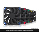Noctua nf-a9x14 hs-pwm chromax.black case fan (zwart, 92 x 92 x 14 mm)