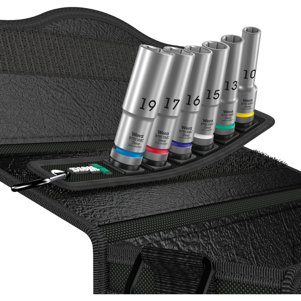 Wera belt c deep 1 doppenset, 1 2 dopsleutel (zwart, 6-delig)