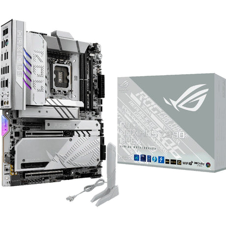 Asus rog maximus z890 apex socket 1851 moederbord (raid, 5gb-lan, wi-fi 7, bt, sound, atx)