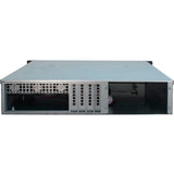 Inter-tech ipc 2u-2404l sata rack behuizing (zwart | 2x usb-a)