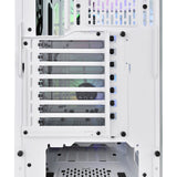 Thermaltake view 300 mx midi tower behuizing (wit | 2x usb-a | 1x usb-c | rgb | window)