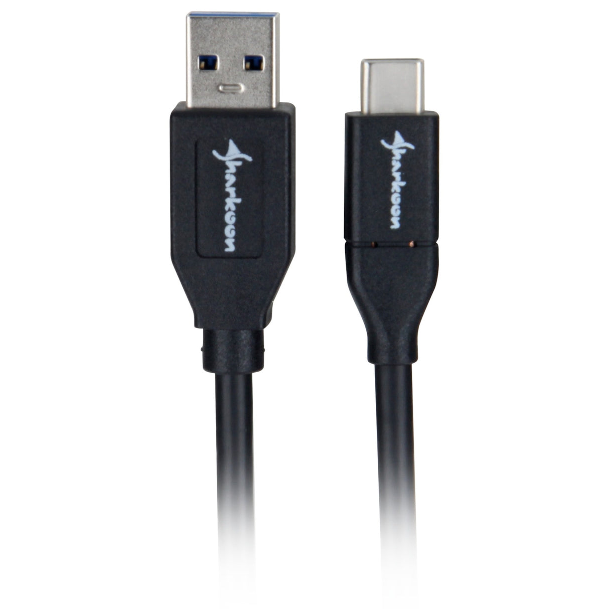 Sharkoon usb 3.1 gen 2-a > usb-c kabel (zwart, 1 meter)