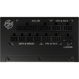 Msi mpg a1000g pcie5 modulaire 1000 watt voeding (zwart, 1x 12v-2x6, 6x pcie)