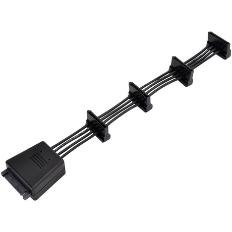 Silverstone sst-cp06-e4, 1x 15-pin-sata > 4x 15-pin-sata kabel